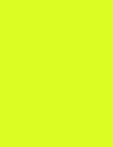 Fluorescent Yellow High Visibility Fabric
